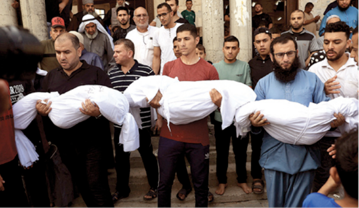 ضحايا العدوان الإسرائيلي على غزة