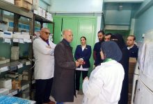 وكيل وزارة الصحة يتفقد مستشفى أولاد صقر المركزى 